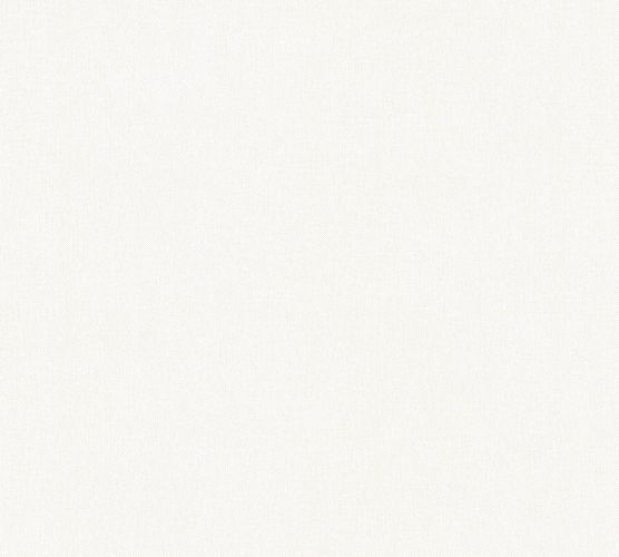 Non-Woven Wallpaper Plain Textile Look white 37703-9