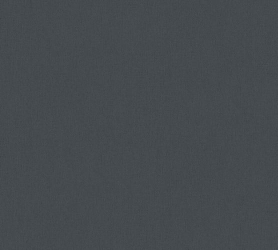 Non-Woven Wallpaper Plain Textile Look black 37748-3