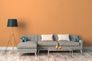 Non-Woven Wallpaper Plain Textile Look orange 37748-6 5