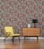 Non-Woven Wallpaper Floral Leaves beige red grey 37751-2 5