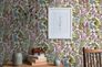 Non-Woven Wallpaper Floral Leaves white pink 37751-3 5