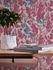 Non-Woven Wallpaper Floral Leaves pink blue 37751-8 5