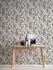 Non-Woven Wallpaper Floral Leaves grey white 37752-1 4