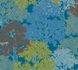Non-Woven Wallpaper Trees Leaves blue yellow red 37753-1 1
