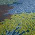 Non-Woven Wallpaper Trees Leaves blue yellow red 37753-1 2