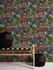 Non-Woven Wallpaper Flowers green colourful 37756-1 4