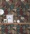 Non-Woven Wallpaper Floral Palms black green red 37757-6 4