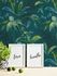 room image non-woven wallpaper jungle leaves blue green 37704-4 4