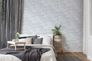 room image non-woven wallpaper clouds grey-white 37705-2 3
