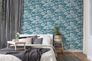 room image non-woven wallpaper clouds blue 37705-3 4