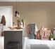 room example non-woven wallpaper wooden optics beige brown 37706-2 4