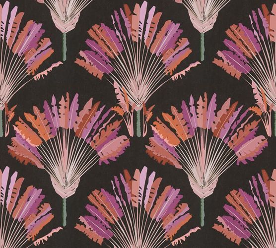 product image non-woven wallpaper palm leaves 37708-3