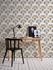 room image non-woven wallpaper palm leaves grey yellow 37708-4 3