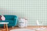 Wallpaper Kids Checked green white 38122-2 4