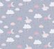 Wallpaper Kids Clouds Moon Stars grey pink 38125-1 1
