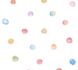 Wallpaper Kids Dots Watercolours colourful white 38147-1 1