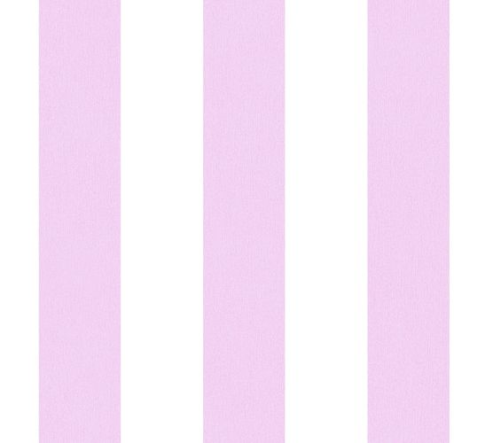 Wallpaper Kids Block Stripes pink white 38148-1