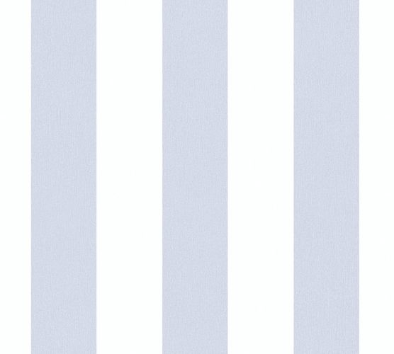 Wallpaper Kids Block Stripes blue-grey white 38148-3