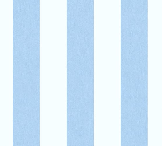 Wallpaper Kids Block Stripes blue white 38148-5