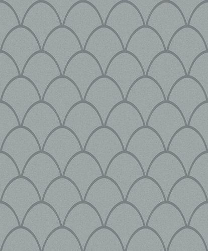 Non-Woven Wallpaper Graphic Glitter blue-grey 32718