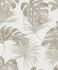 Non-Woven Wallpaper Jungle Leaves brown white 32744 1