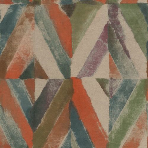 Image Non-Woven Wallpaper Rasch Ethno green beige 704068