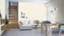 Room Picture Non-Woven Wallpaper Rasch Graphic Rhombus white 704327 5