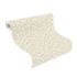 Roll Image Non-Woven Wallpaper Rasch Leaves cream beige 704624 2