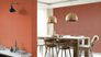 Room Picture Non-Woven Wallpaper Rasch Leaves orange-red 704655 4