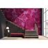 Image Photo Wallpaper Non-Woven Baccarat Rose Floral pink red 1