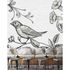 Image Photo Wallpaper Non-Woven Wall Stone Bird grey 1