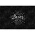 Picture Photo Wallpaper Non-Woven Never Give Up Board black 2