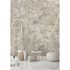 Picture Photo Wallpaper Non-Woven Flowers Botany beige grey 1