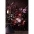 Picture Photo Wallpaper Non-Woven Flowers Floral black pink 1