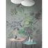 Picture Photo Wallpaper Non-Woven Flowers Branches beige green 1