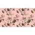 Picture Photo Wallpaper Non-Woven Branches Leaves Floral pink 2
