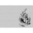 Picture Photo Wallpaper Non-Woven White Rabbit black 2
