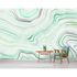 Image Photo Wallpaper Non-Woven Coffee Lines green 1