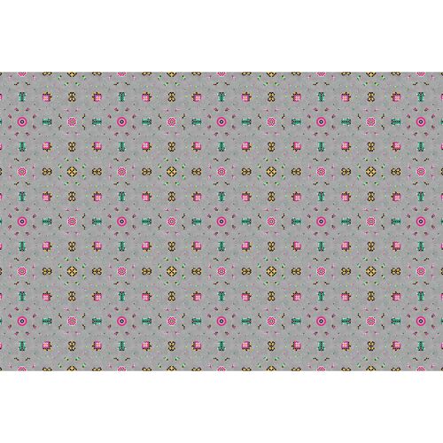 Image Photo Wallpaper Non-Woven Retro Graphic 3D grey pink