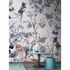 Picture Photo Wallpaper Non-Woven Exotic Birds grey blue 1