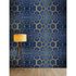 Picture Photo Wallpaper Non-Woven Retro-Pop Pattern blue gold 1