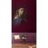 Picture Photo Wallpaper Non-Woven Fresco Portrait blue beige 1