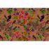 Image Photo Wallpaper Non-Woven Birds Flowers Neon orange 2
