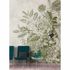 Image Photo Wallpaper Non-Woven Plants Flowers grey green 1