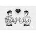 Photo Wallpaper Non-Woven Retro Boxer Fair white 2