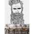 Image Photo Wallpaper Non-Woven Hipster Man Stone Wall white 1