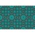 Image Photo Wallpaper Non-Woven Retro Pop Flowers 3D blue 2