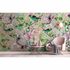 Picture Photo Wallpaper Non-Woven Birds Mosaic Neon pink 1