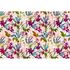 Image Photo Wallpaper Non-Woven Flowers Mosaic Neon purple 2