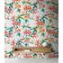 Image Photo Wallpaper Non-Woven Lilies Mosaic Neon red green 1